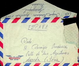 Correspondencia de Ingrid Kirchner a D. Remigio Omeñaca Ruiz