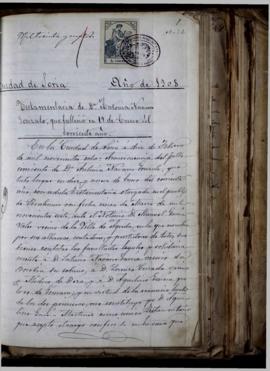 Testamentaría de Antonia Navarro Gonzalo