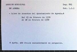 Libro de acuerdos del Ayuntamiento de la Villa de Ágreda