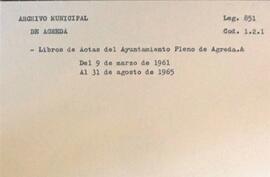 Libro de actas del Ayuntamiento - Pleno