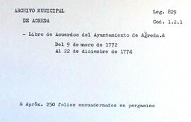 Libro de acuerdos del Ayuntamiento de la Villa de Ágreda