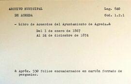 Libro de acuerdos del Ayuntamiento de la Villa de Ágreda