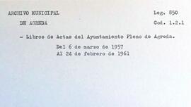 Libro de actas del Ayuntamiento - Pleno