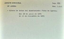 Libro de acuerdos del Ayuntamiento de la Villa de Ágreda