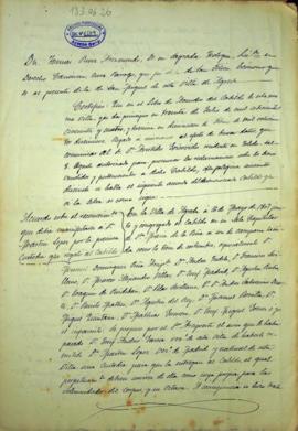 Donación custodia al Cabildo Eclesiástico de Ágreda