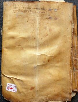 Libro viejo de las cuentas de la Cofradía de la Yglesia de Santa Mª de Magaña