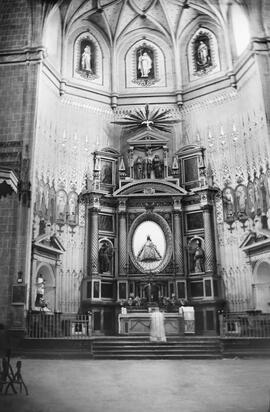 Plancha negativo fotografía del Altar de la Virgen de los Milagros