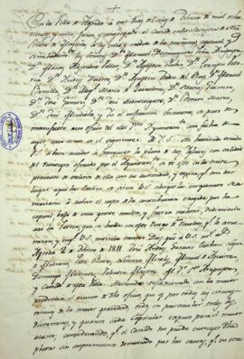 Petición al Cabildo por el Ayuntamiento de la plata de las Iglesias