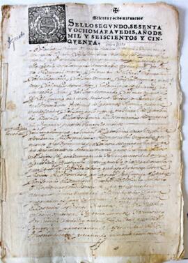 Censo de la Obra Pía del Lcdo. Asensio Planillo  y carta de pago y redención de censo