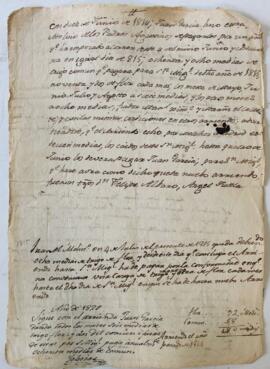 Arriendo del molino con Juan García