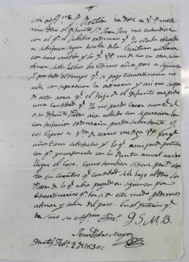 Carta de Jesús Pedro Mayor (Huetos)