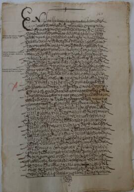 Escritura de Jerónimo de Camargo en favor de Juan Calavia
