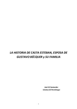 La verdadera historia de Casta Nicolasa Esteban Navarro, esposa de Gustavo Adolfo Bécquer