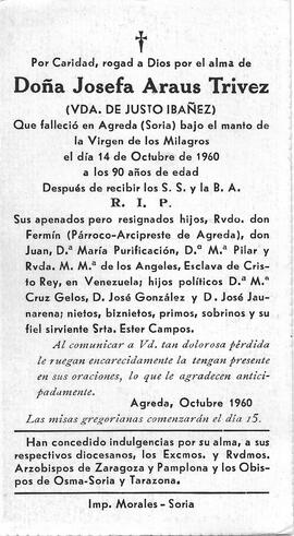 Araus Trivez, Josefa